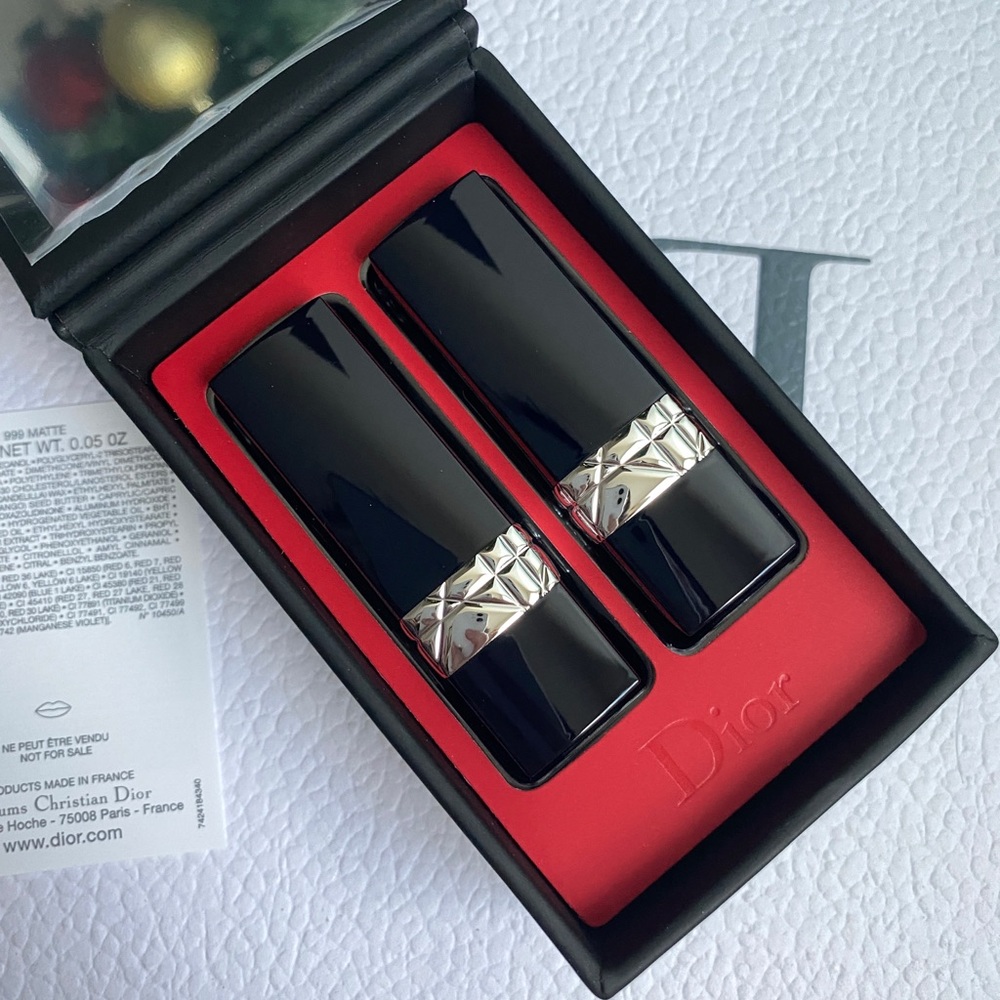 Rough Dior 999 lipsticks duo